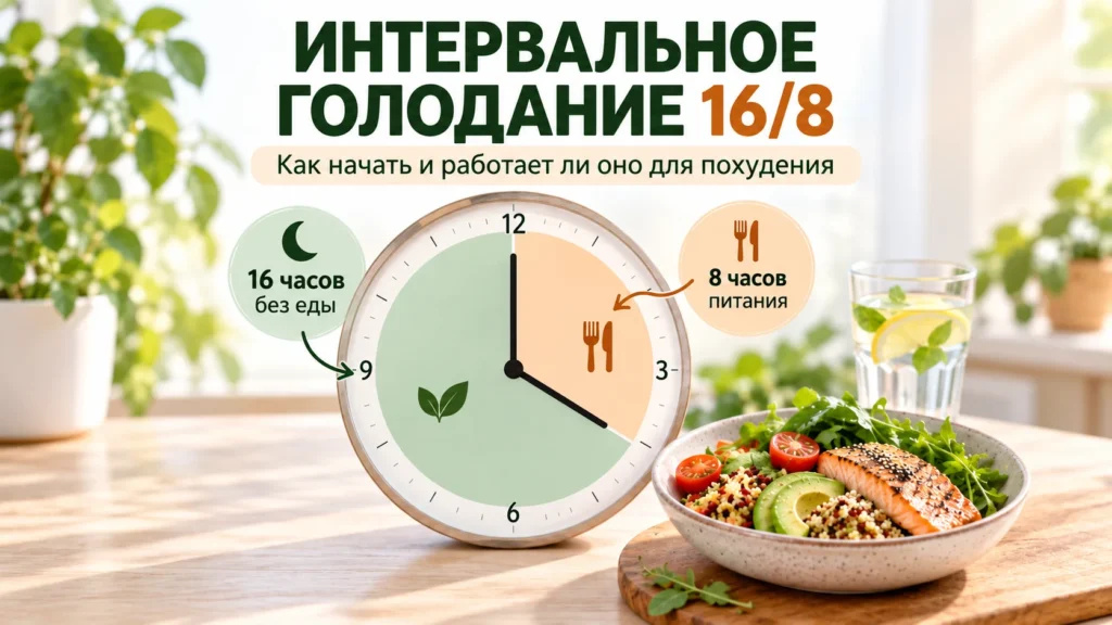 Интервальное голодание 16/8 — как начать и работает ли оно для похудения
