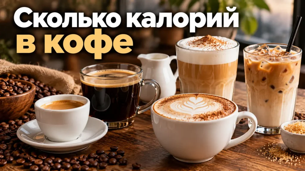 Сколько калорий в кофе — эспрессо, американо, капучино, латте и кофе с молоком